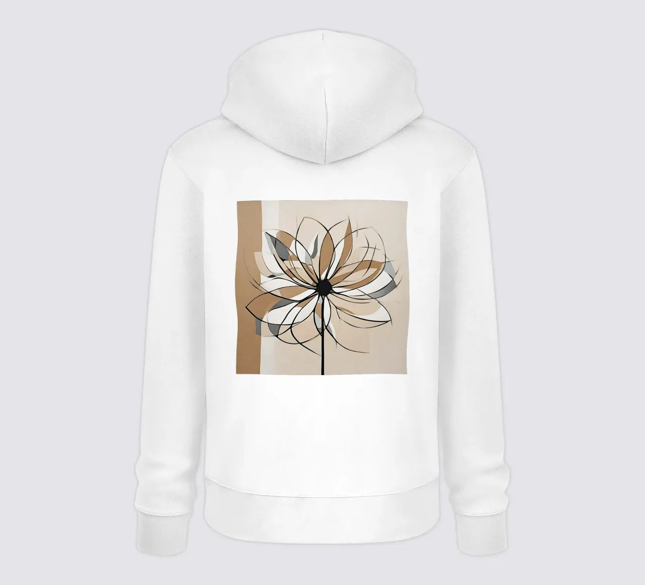 Flower power 2 felpa con cappuccio da Rezh creations