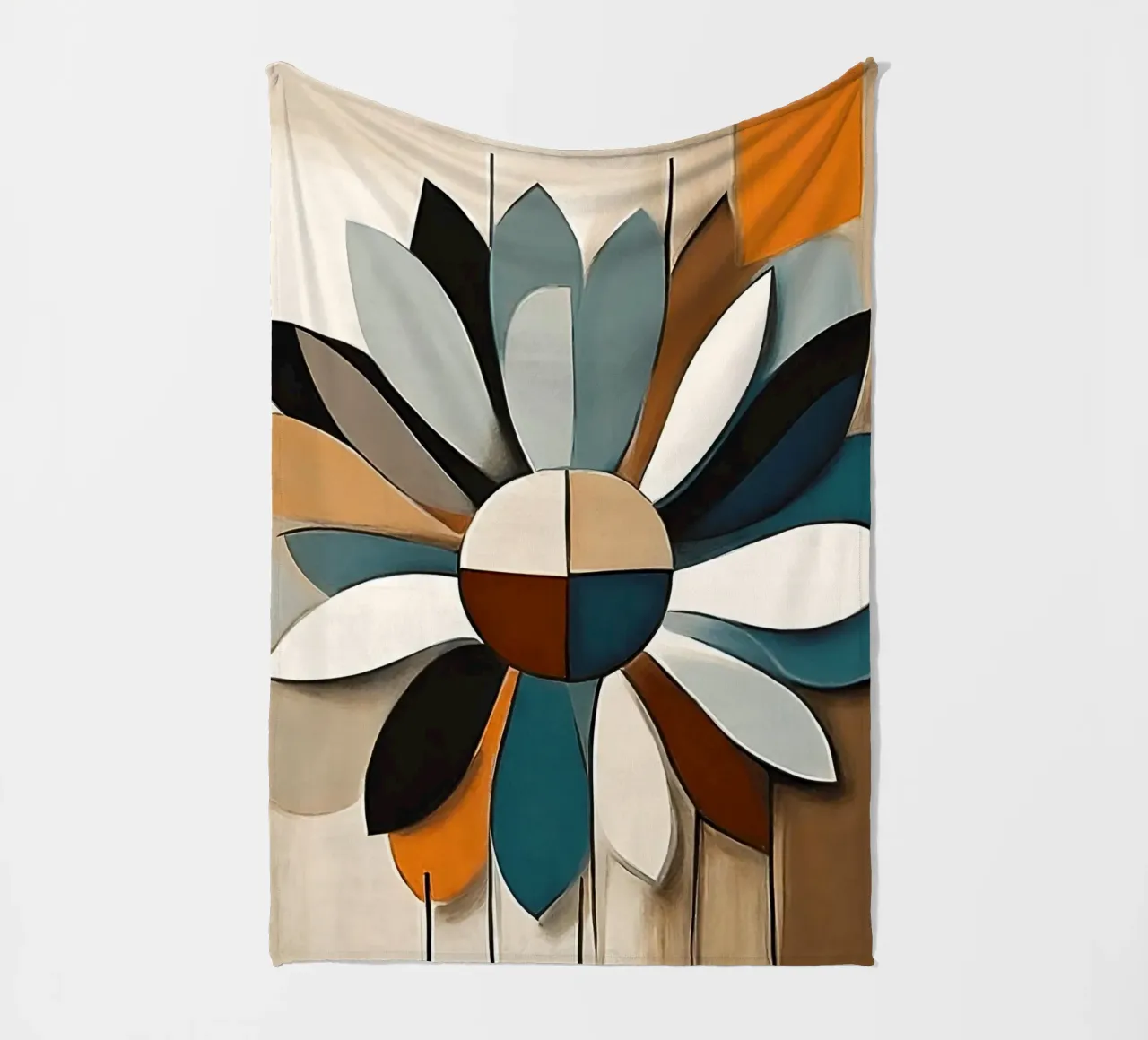 Flower power 3 fleece blanket by Rezh creations