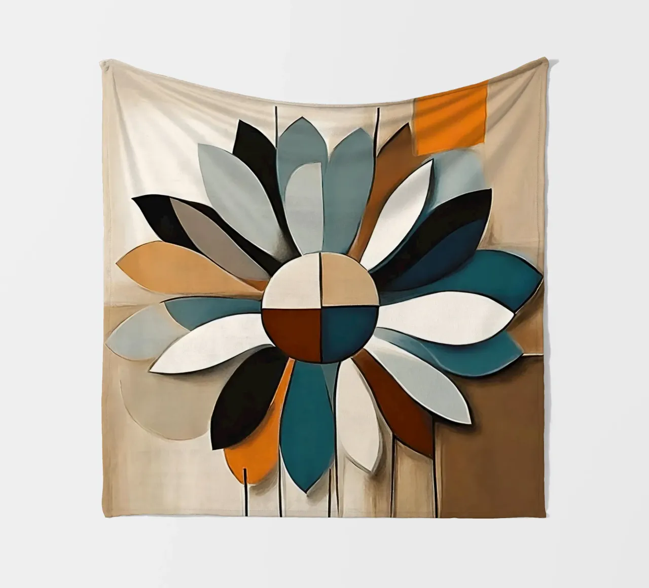 Flower power 3 fleece blanket by Rezh creations