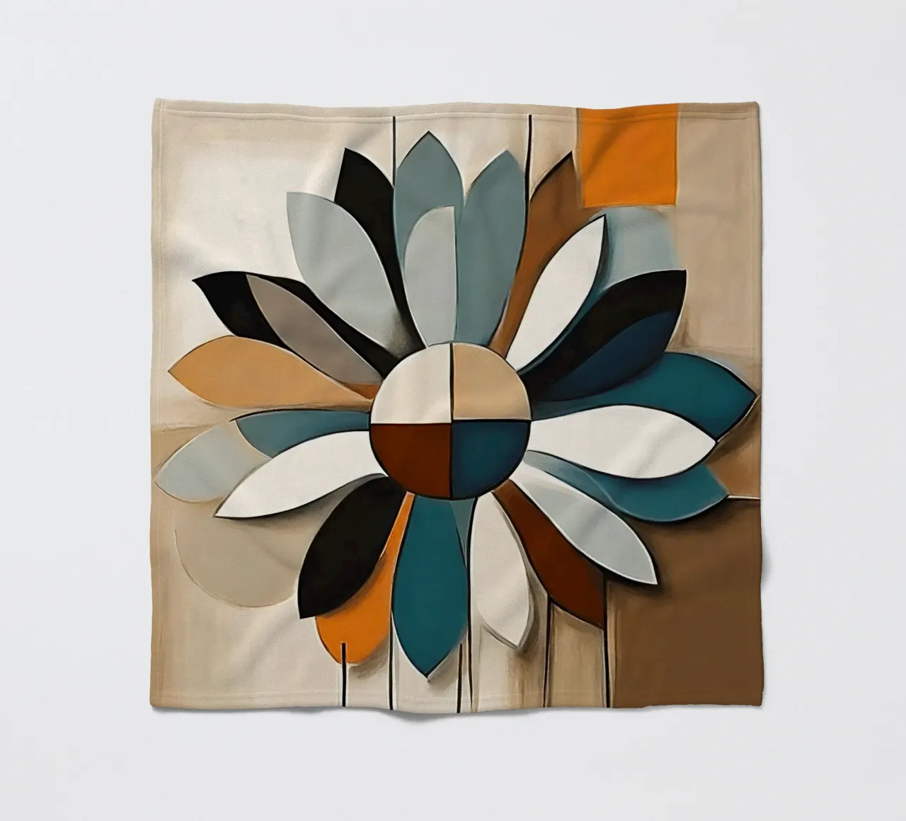 Flower power 3 fleece blanket by Rezh creations