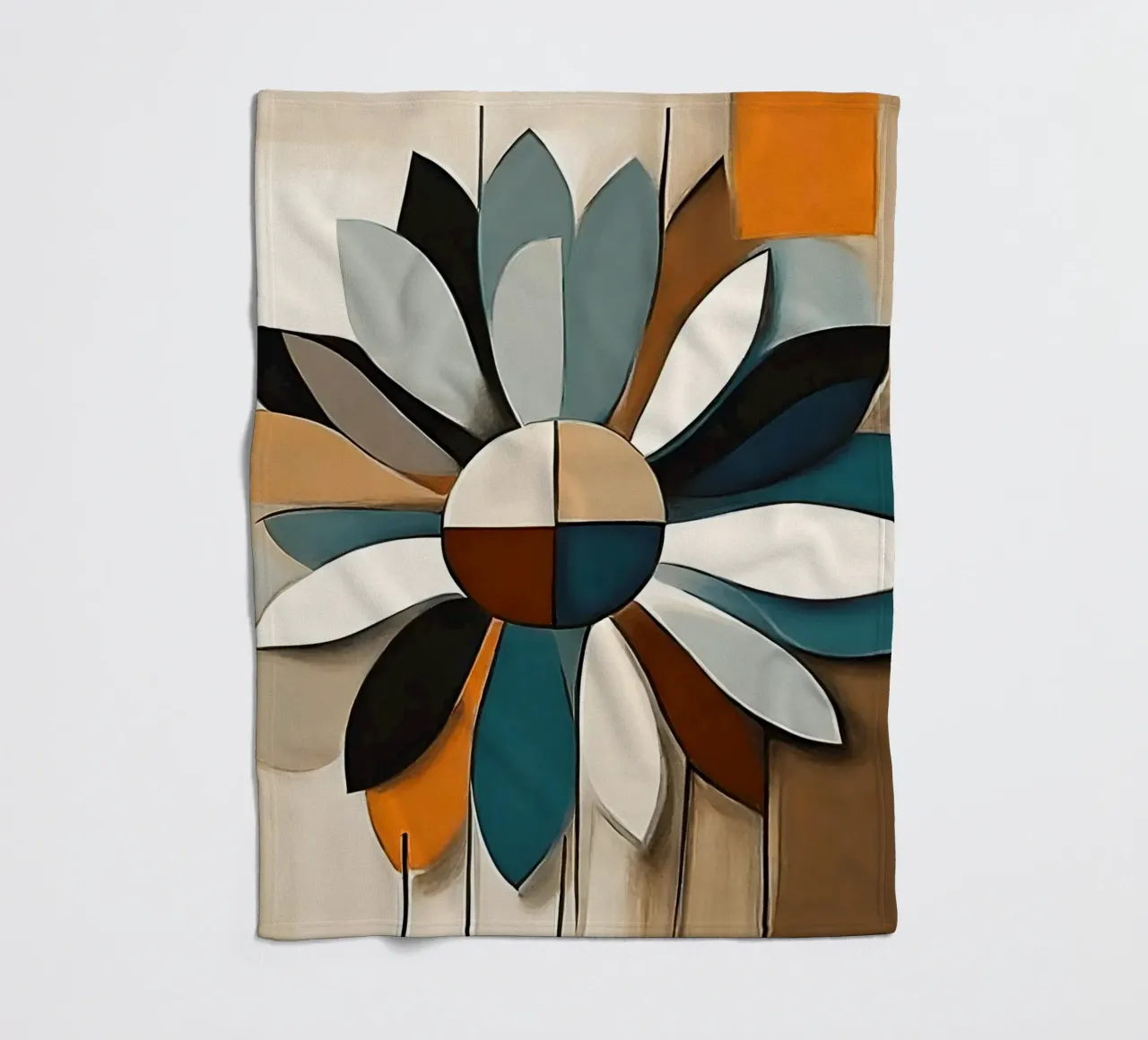 Flower power 3 fleece blanket by Rezh creations