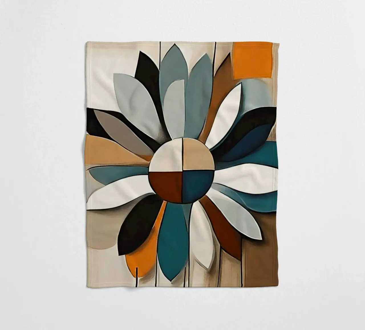 Flower power 3 fleece blanket by Rezh creations