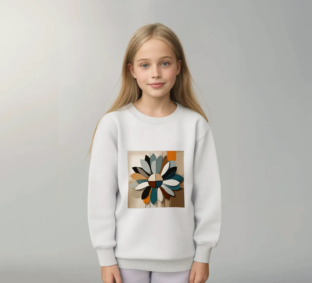 Flower power 3 felpa bambino da Rezh creations