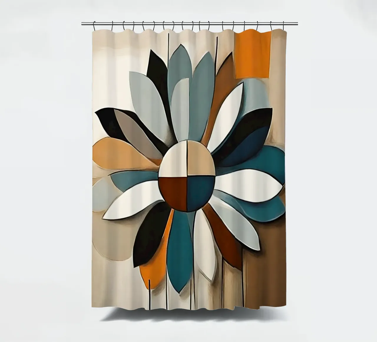 Flower power 3 shower curtain by Rezh creations