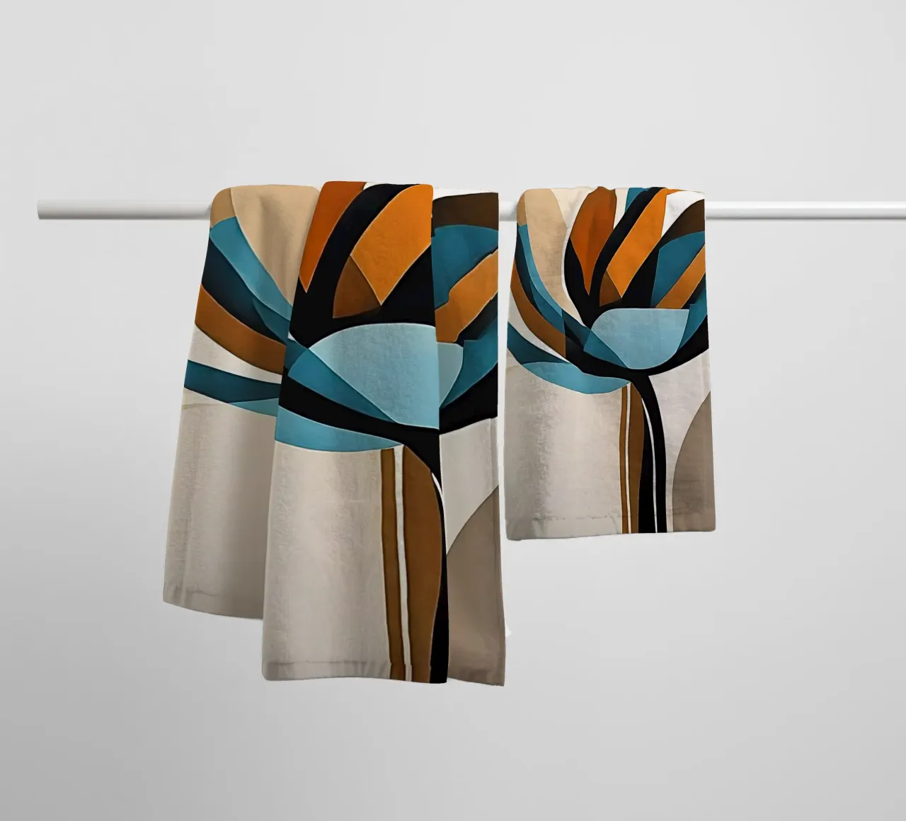 Flower power 4 towel by Rezh creations