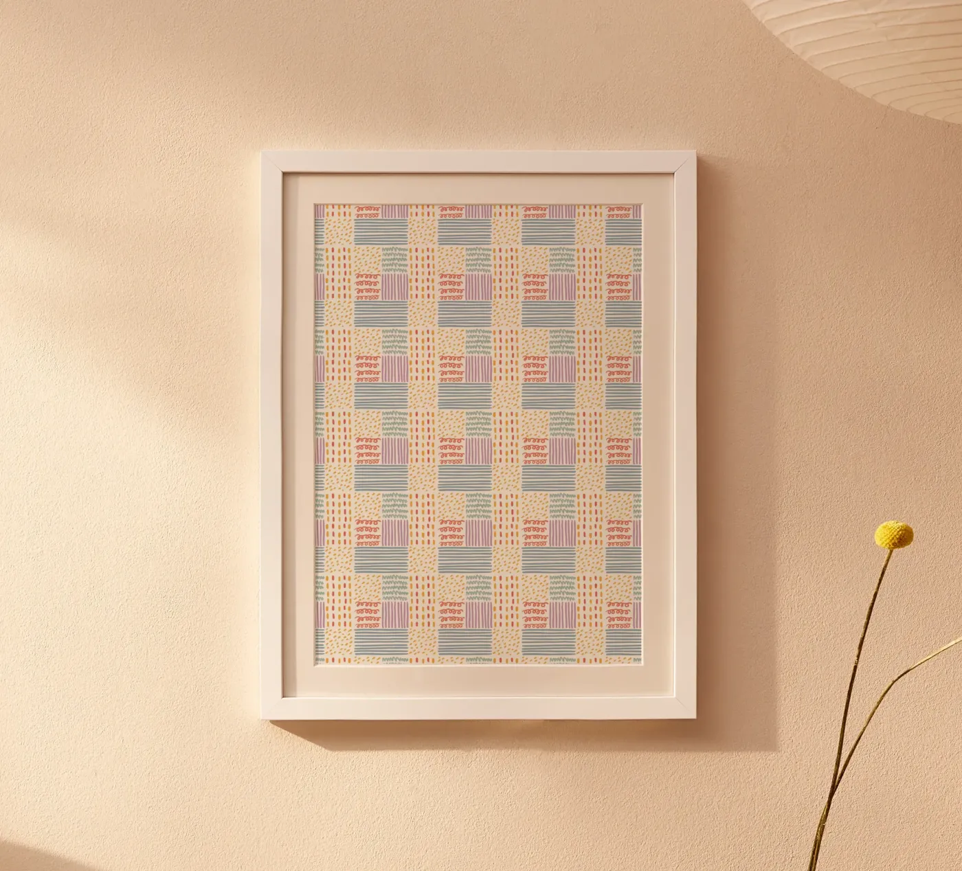 Doodle pattern poster by Happypatterns
