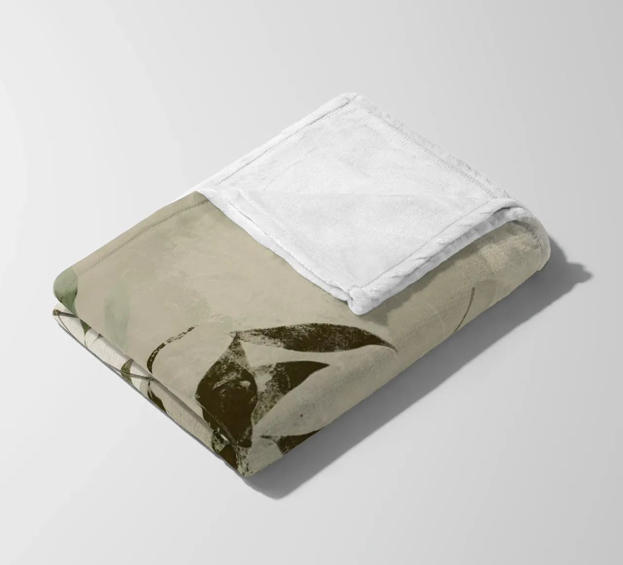 Green Twig No 3 coperta in pile da treechild