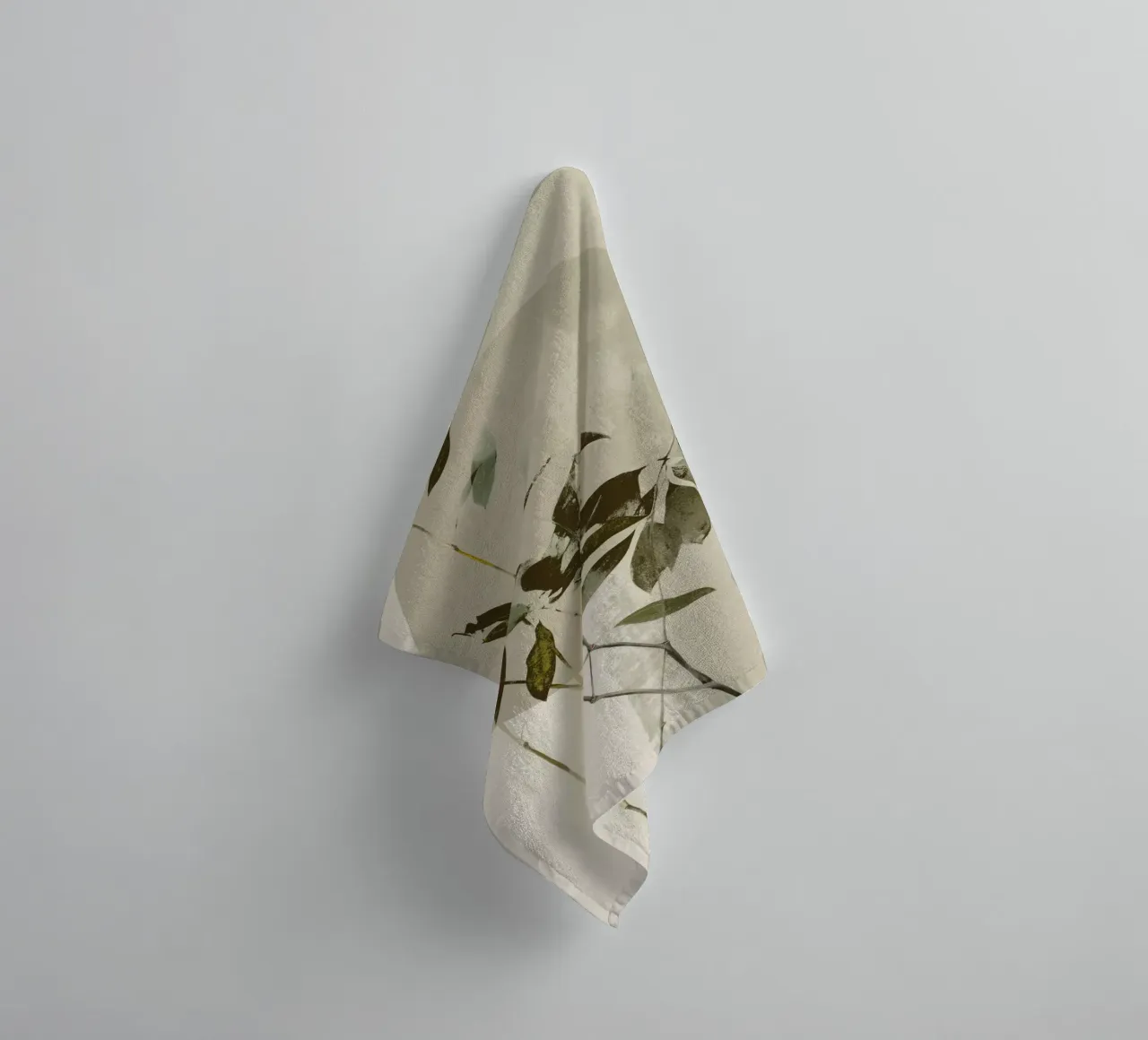 Green Twig No 3 asciugamano da bagno da treechild