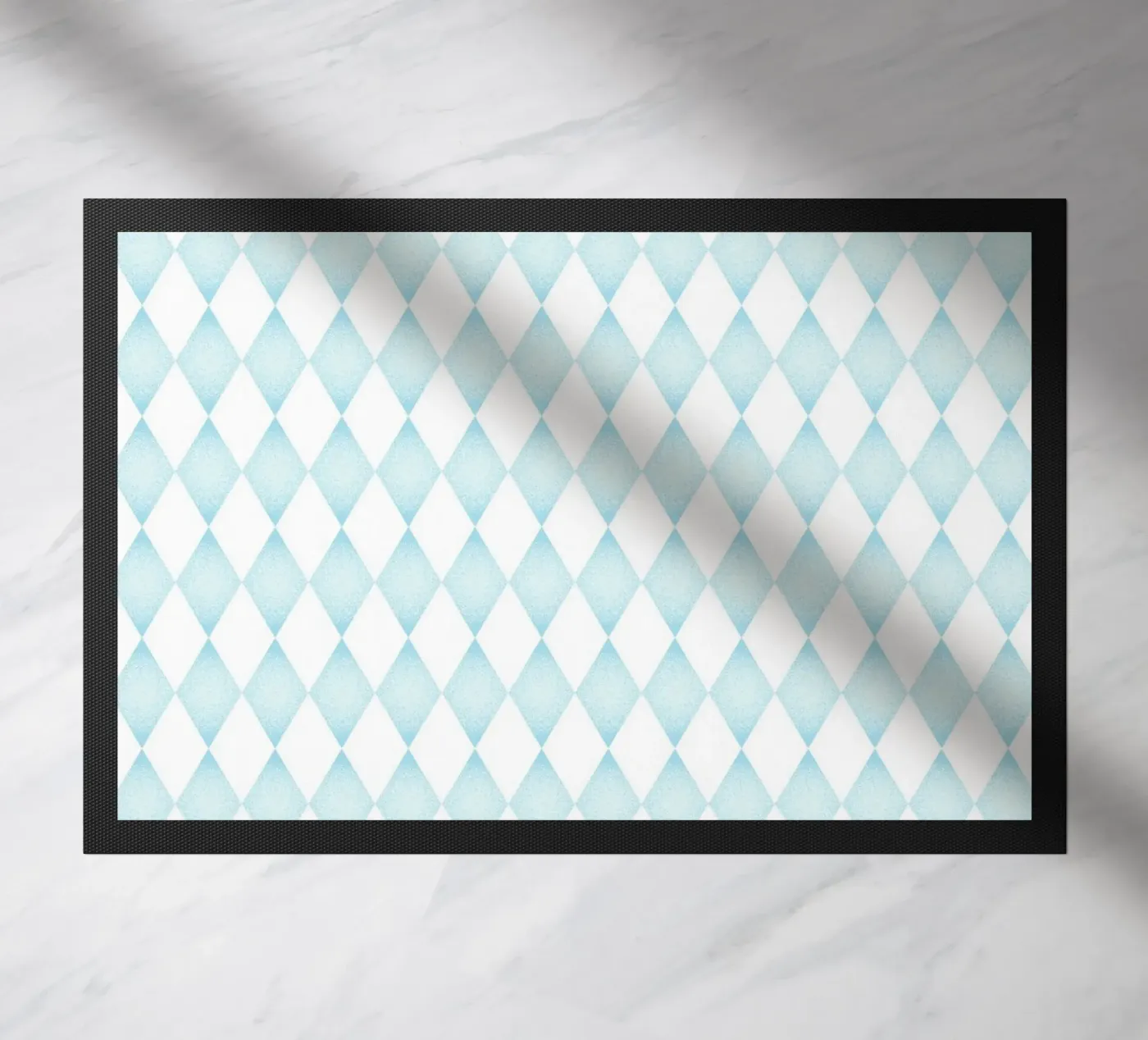 Diamond pattern doormat by Happypatterns