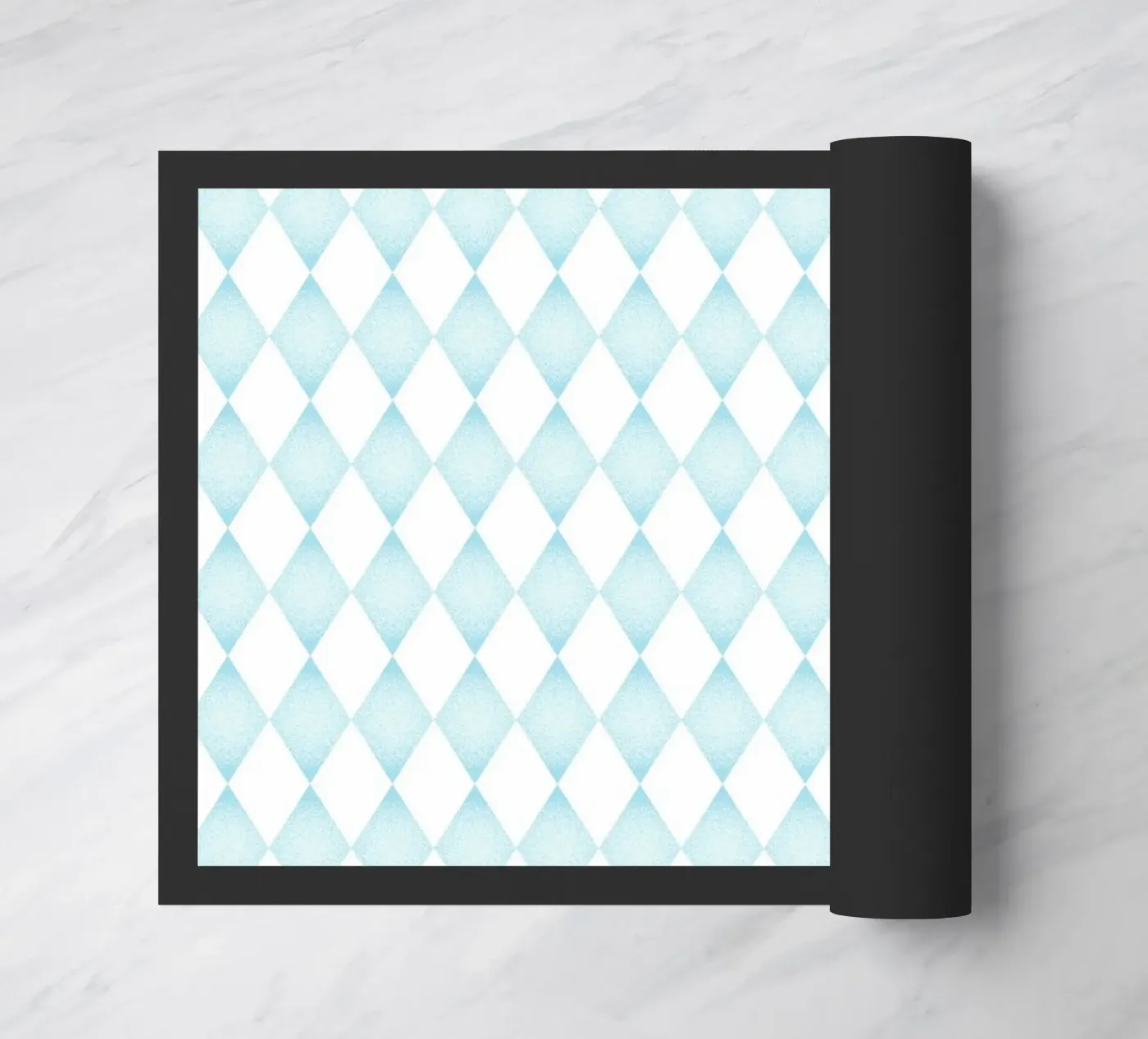 Diamond pattern doormat by Happypatterns