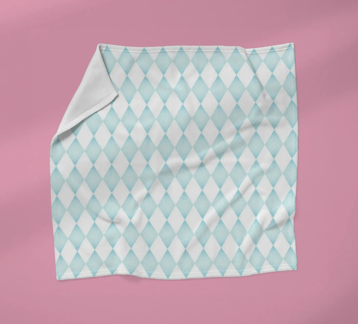 Diamond pattern fleecedeken van Happypatterns