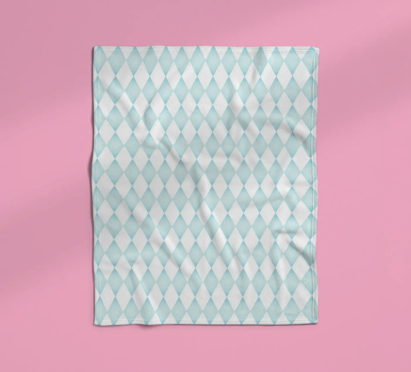 Diamond pattern fleecedeken van Happypatterns