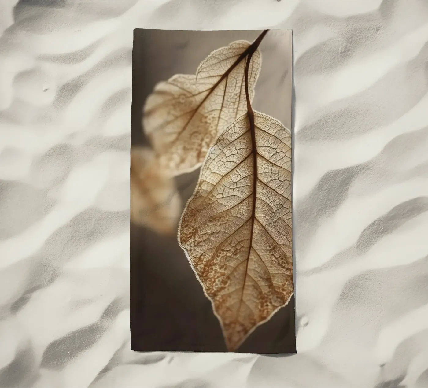 Leaf Macro strandhanddoek van treechild