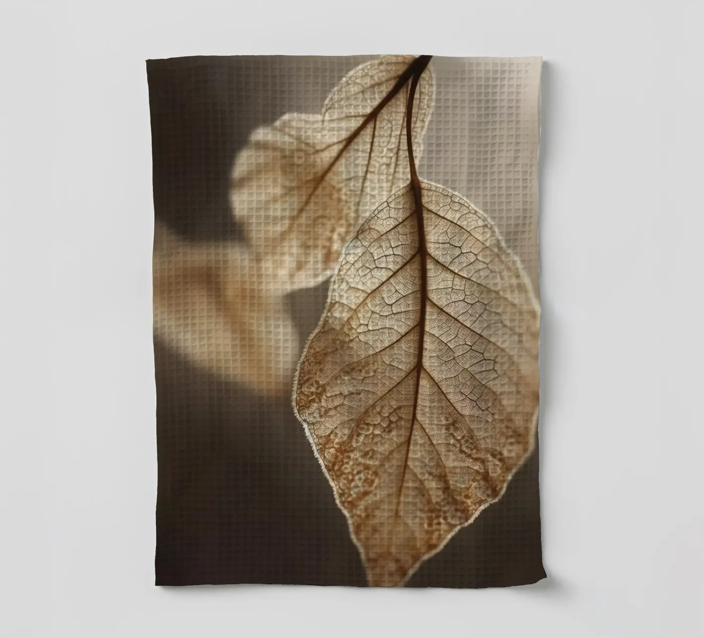 Leaf Macro Geschirrtuch von treechild