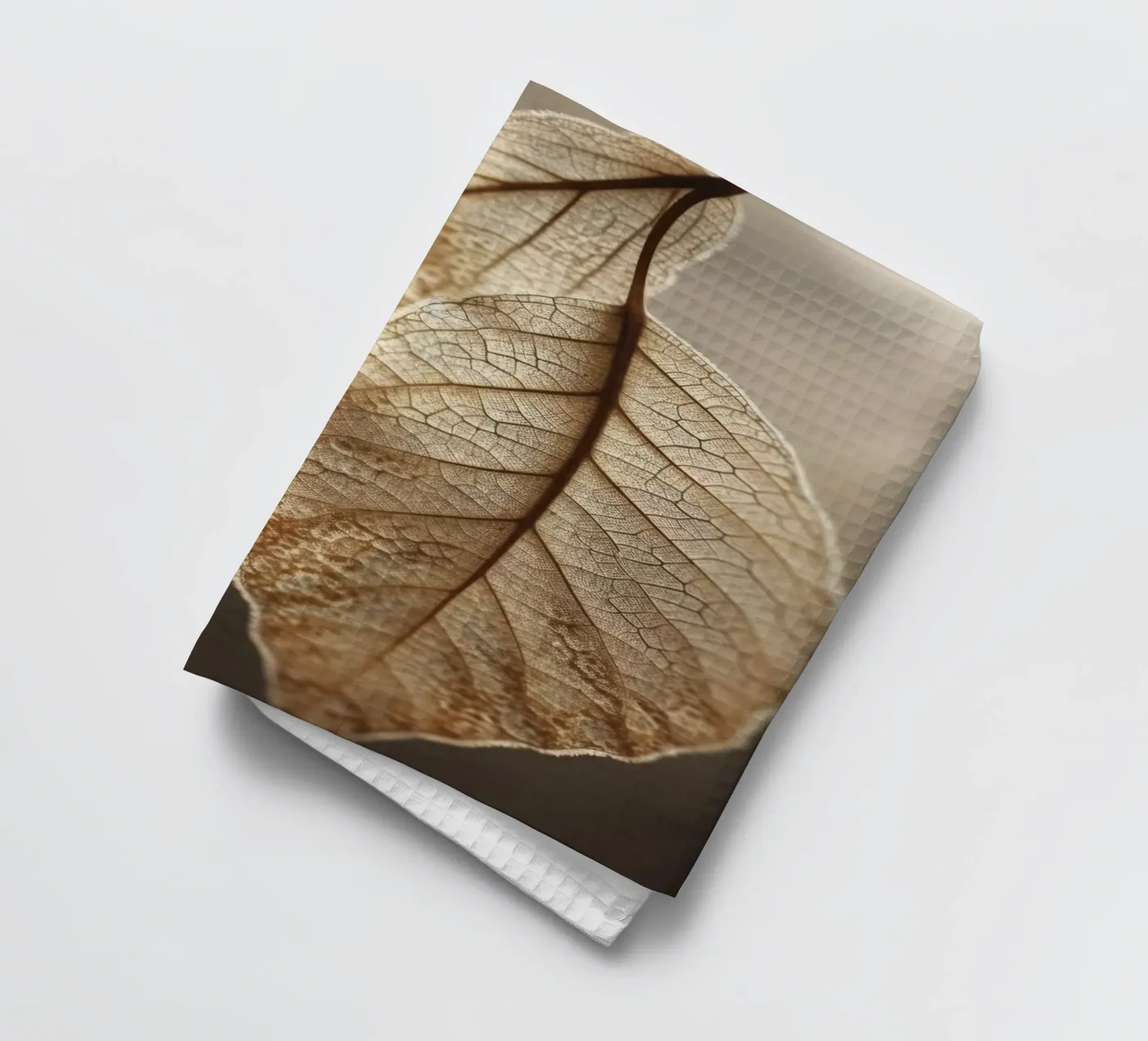 Leaf Macro Geschirrtuch von treechild