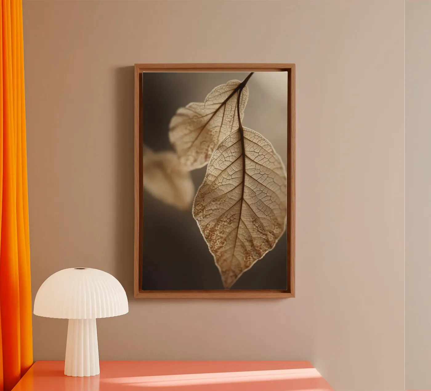 Leaf Macro Leinwand von treechild