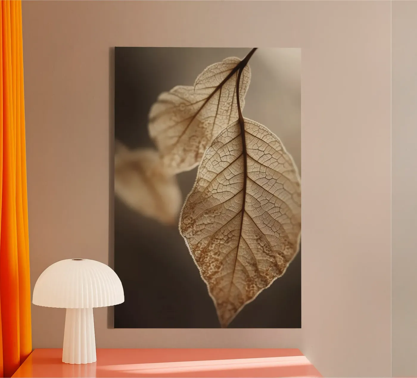 Leaf Macro Leinwand von treechild