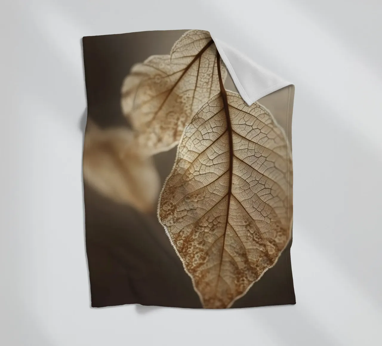 Leaf Macro coperta in pile da treechild