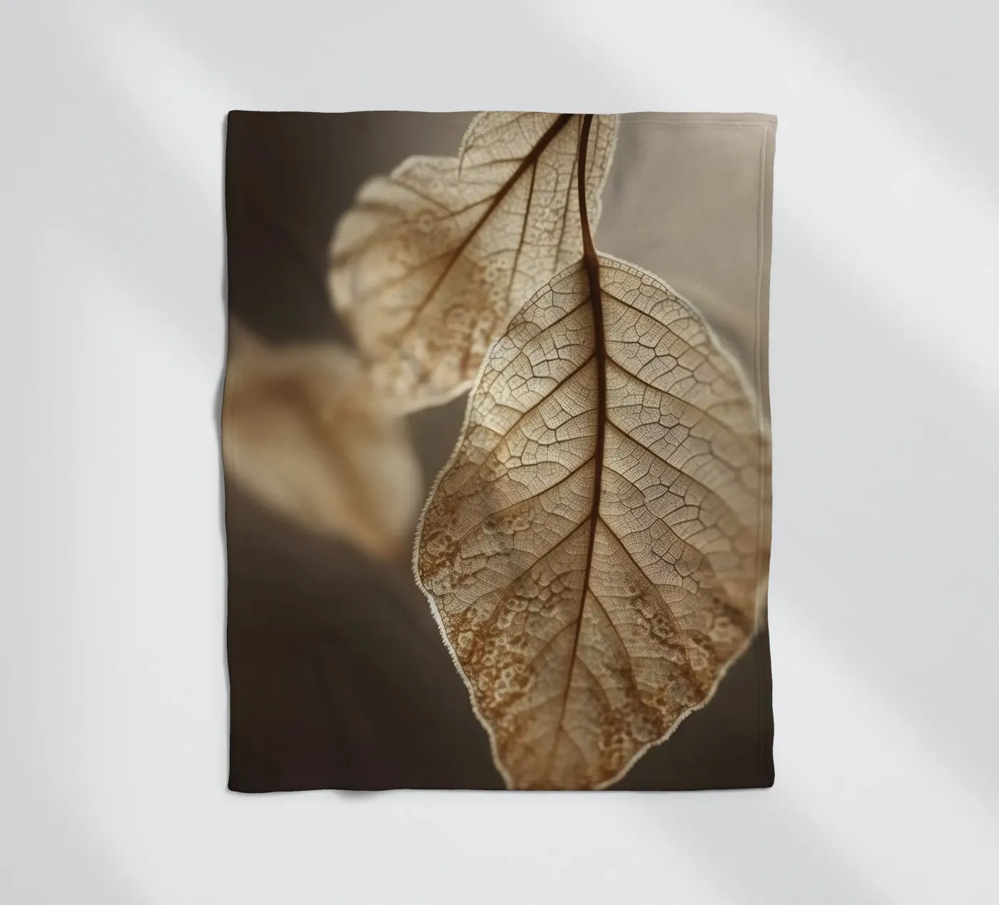 Leaf Macro fleecedeken van treechild