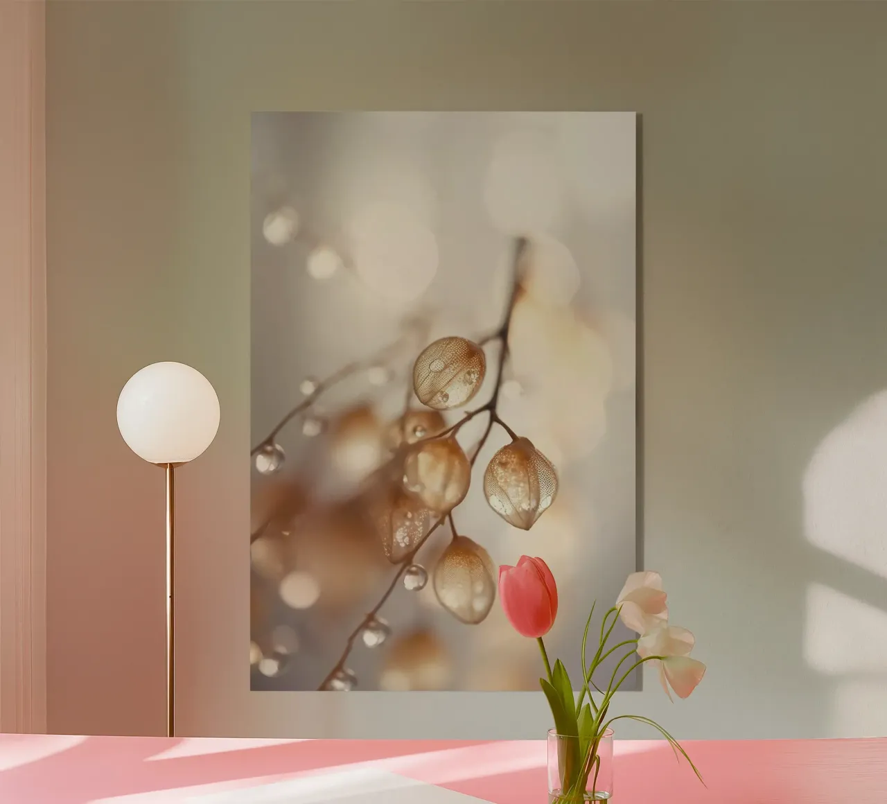 Drops On Leaf No 3 plexiglass da treechild