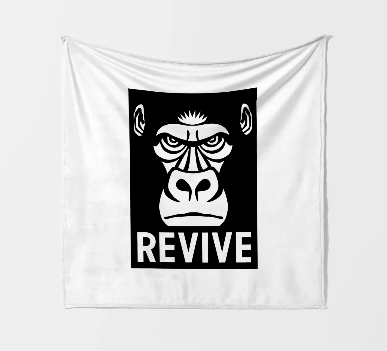 Revive Gorilla plaid polaire de Asobōze