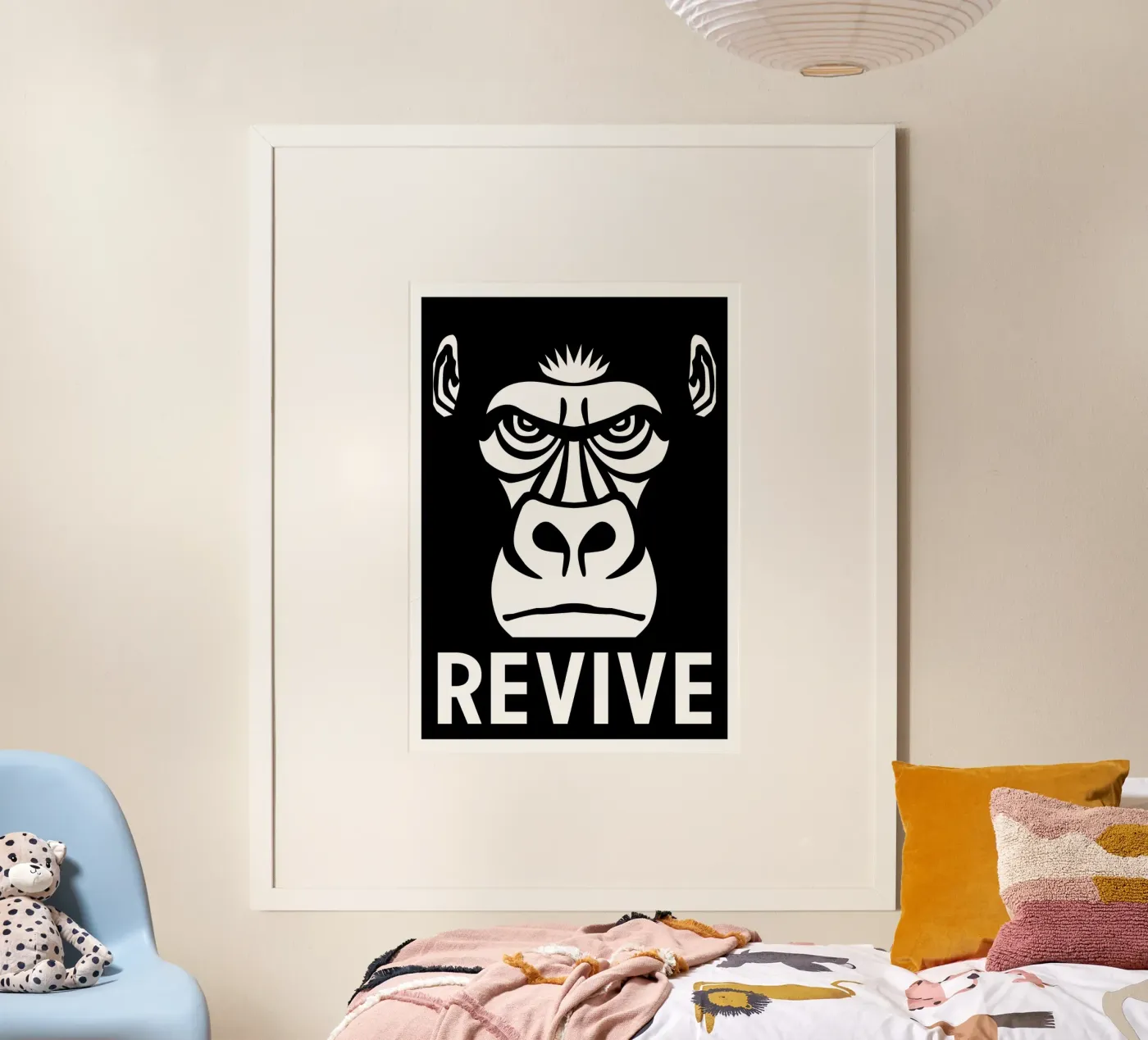 Revive Gorilla poster da Asobōze