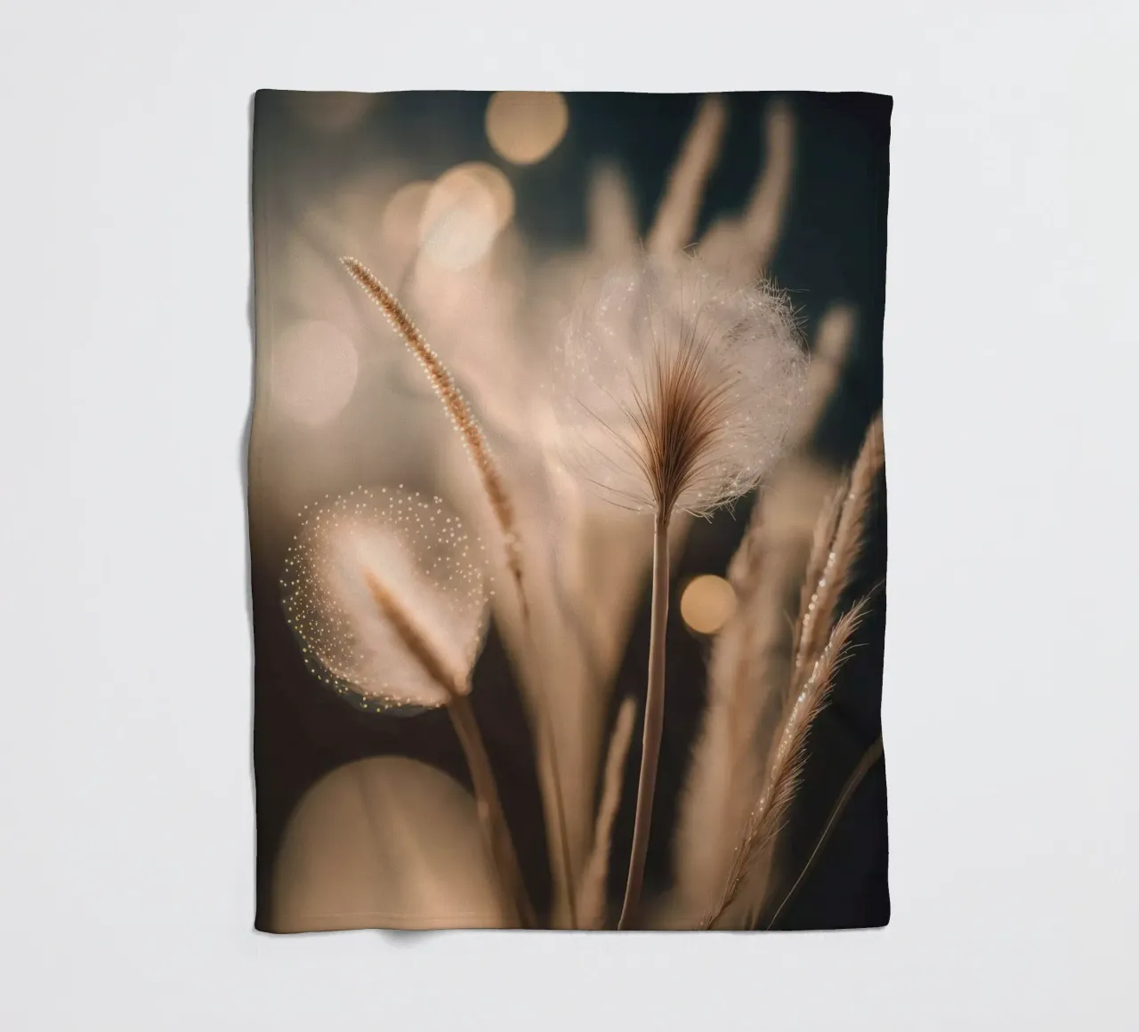 Tiny Light Dots Fleecedecke von treechild