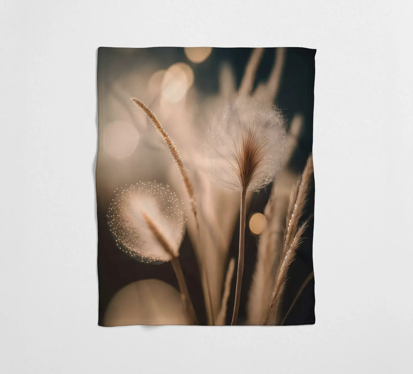 Tiny Light Dots Fleecedecke von treechild