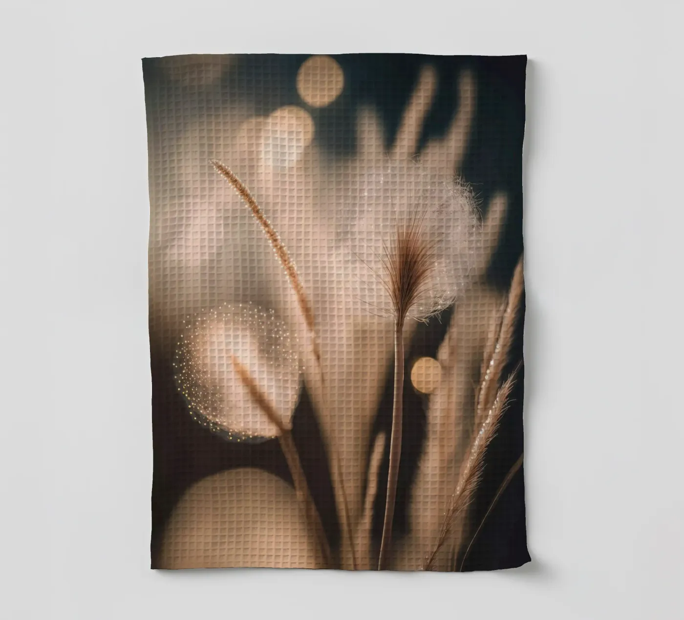 Tiny Light Dots tea towel by treechild