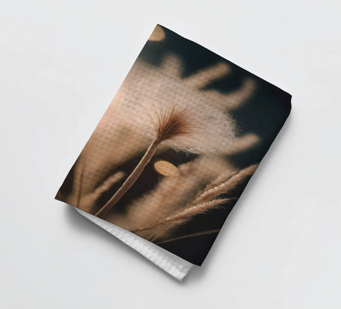 Tiny Light Dots tea towel by treechild