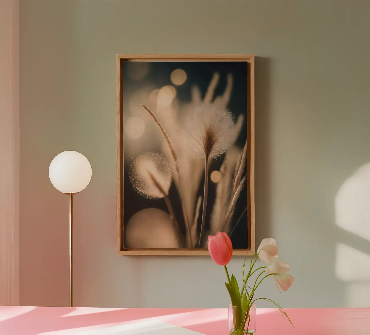 Tiny Light Dots canvas by treechild