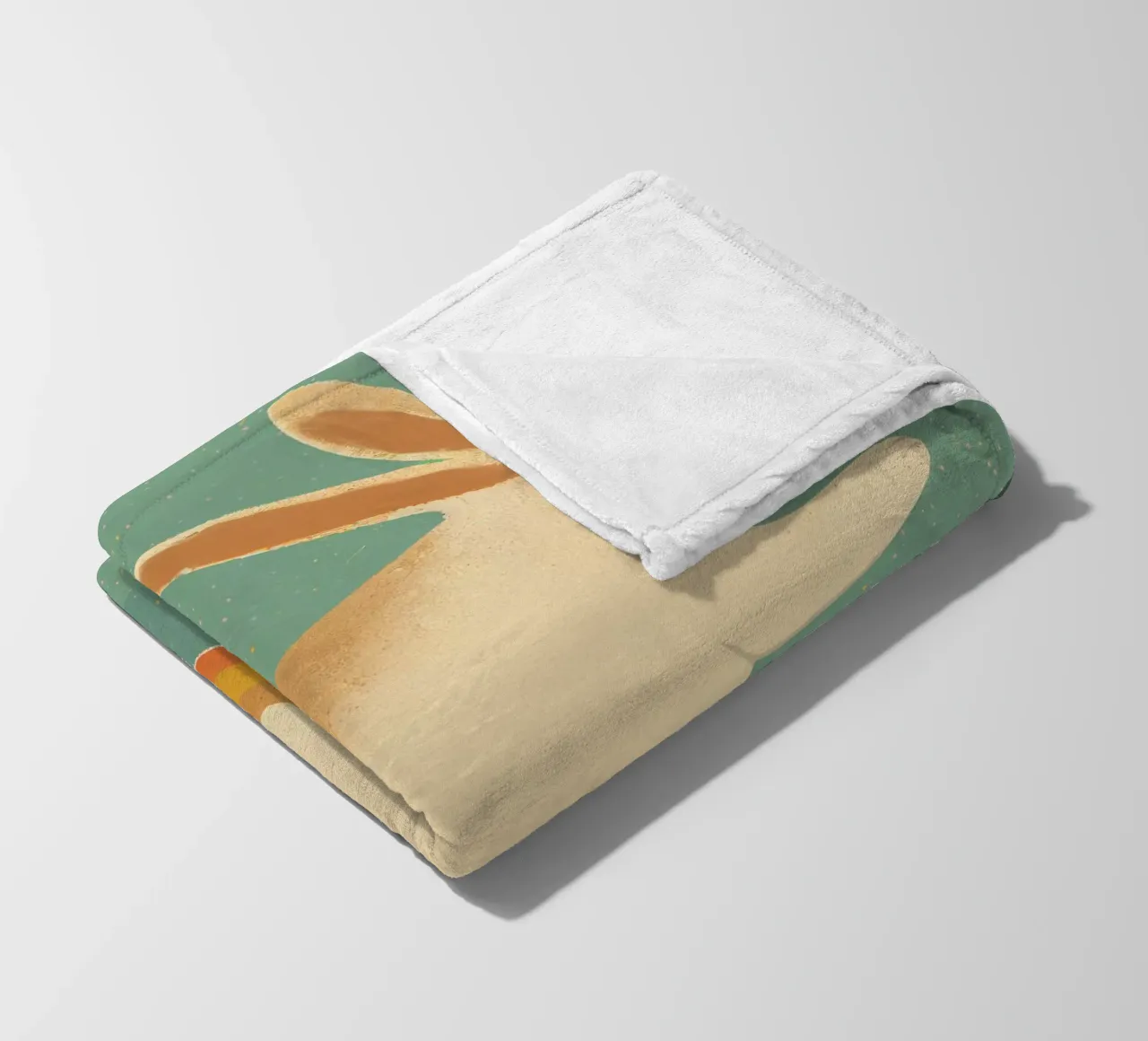 Bunny On Skateboard coperta in pile da treechild