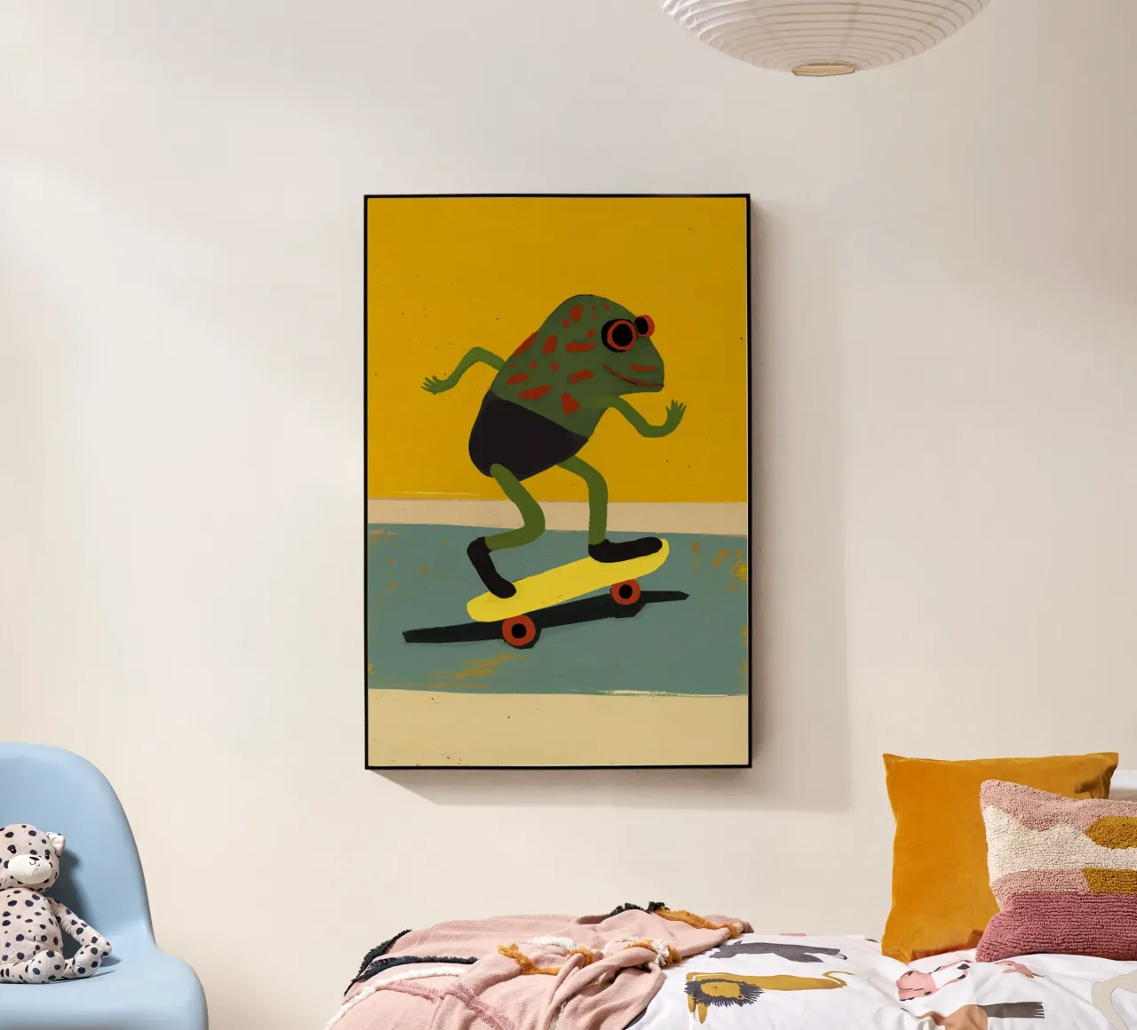 Skating Frog plexiglass da treechild