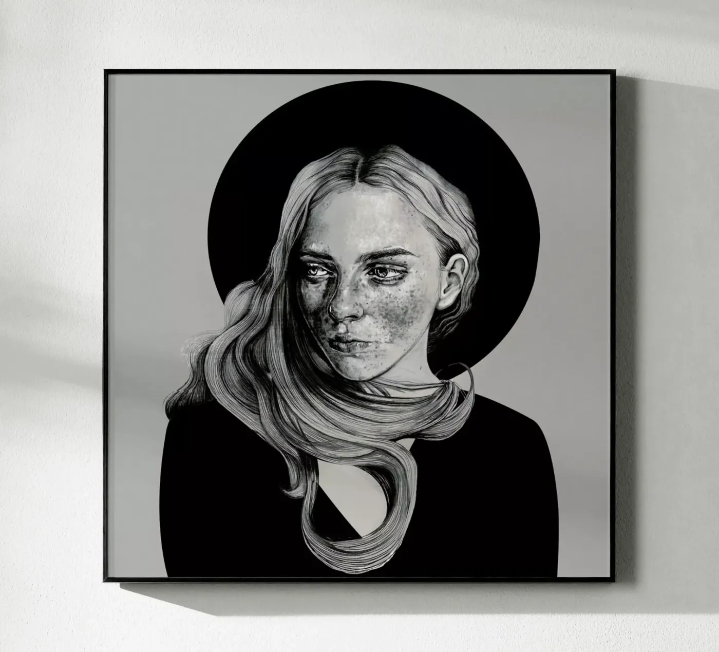 Girl With Hat plexiglass da Agnes KR Patience