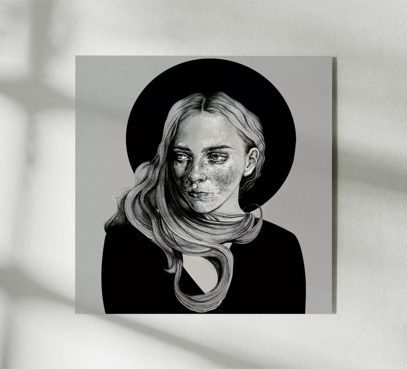 Girl With Hat plexiglass da Agnes KR Patience