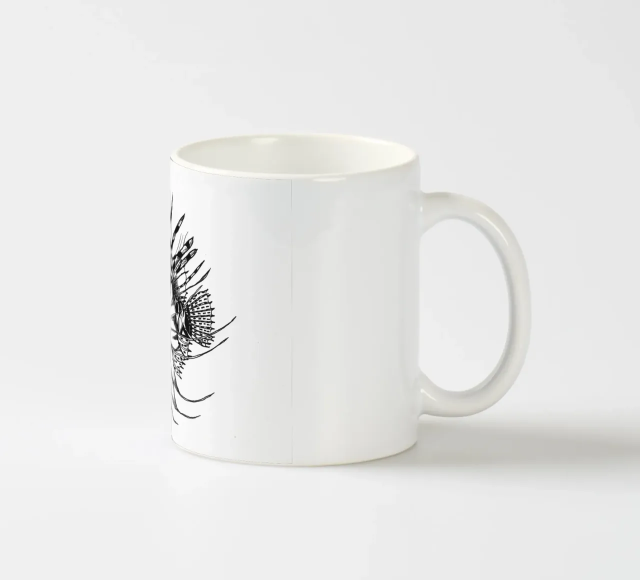 Stachelfisch tazza in ceramica da naturelines