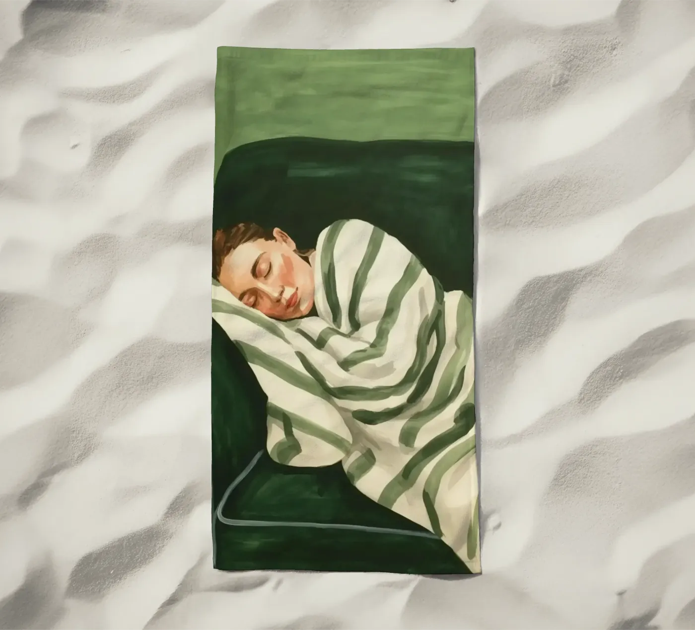 Rustig strandhanddoek van Pillips Studio