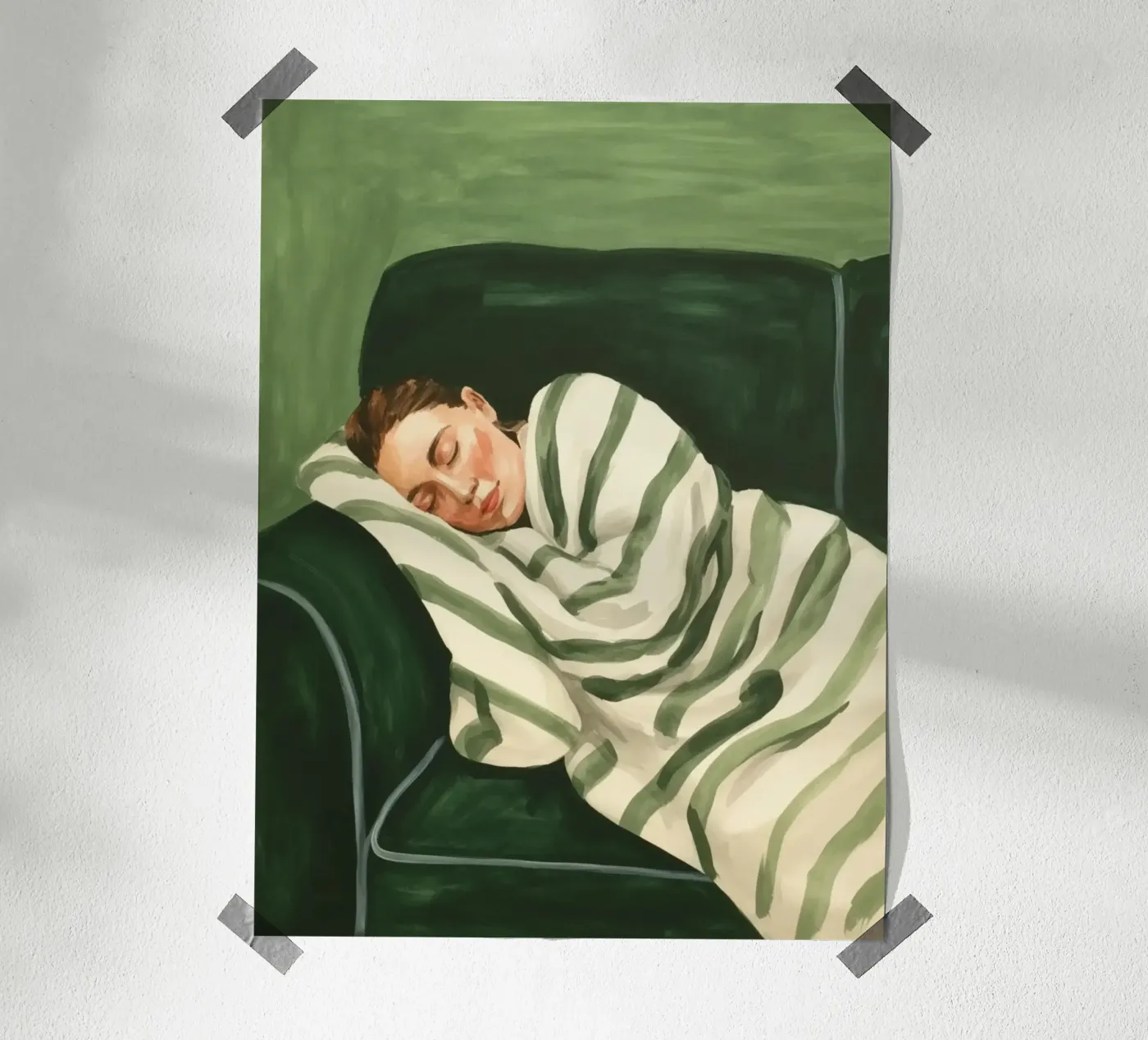 Friedlich Poster von Pillips Studio