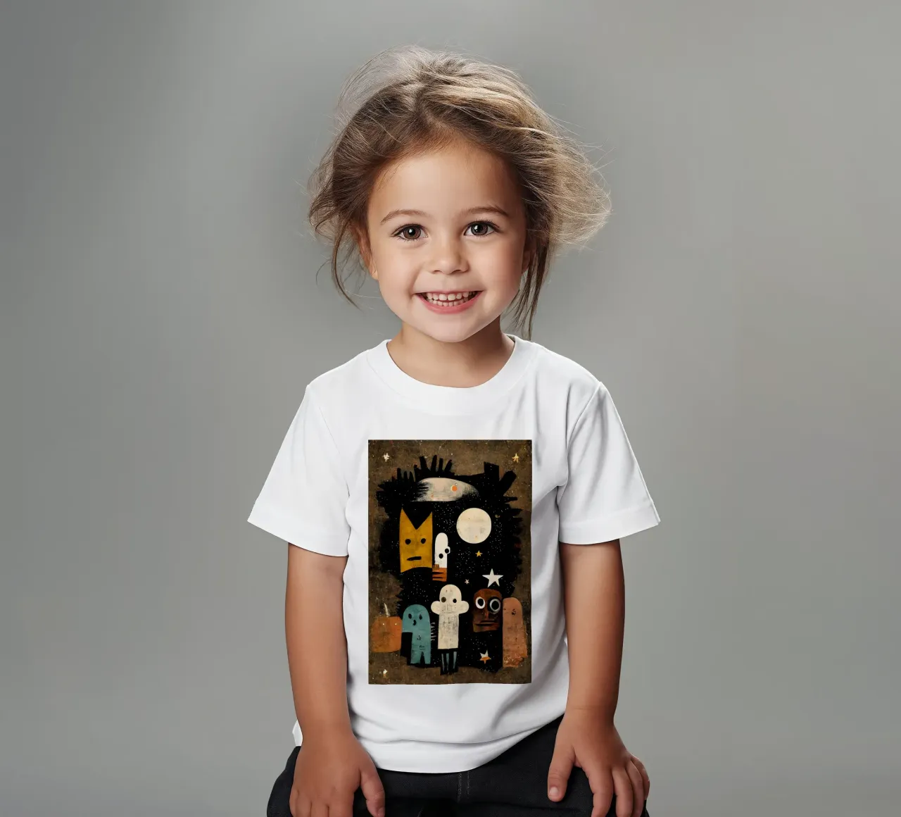 Me and My Spooky Friends kids t-shirt by treechild
