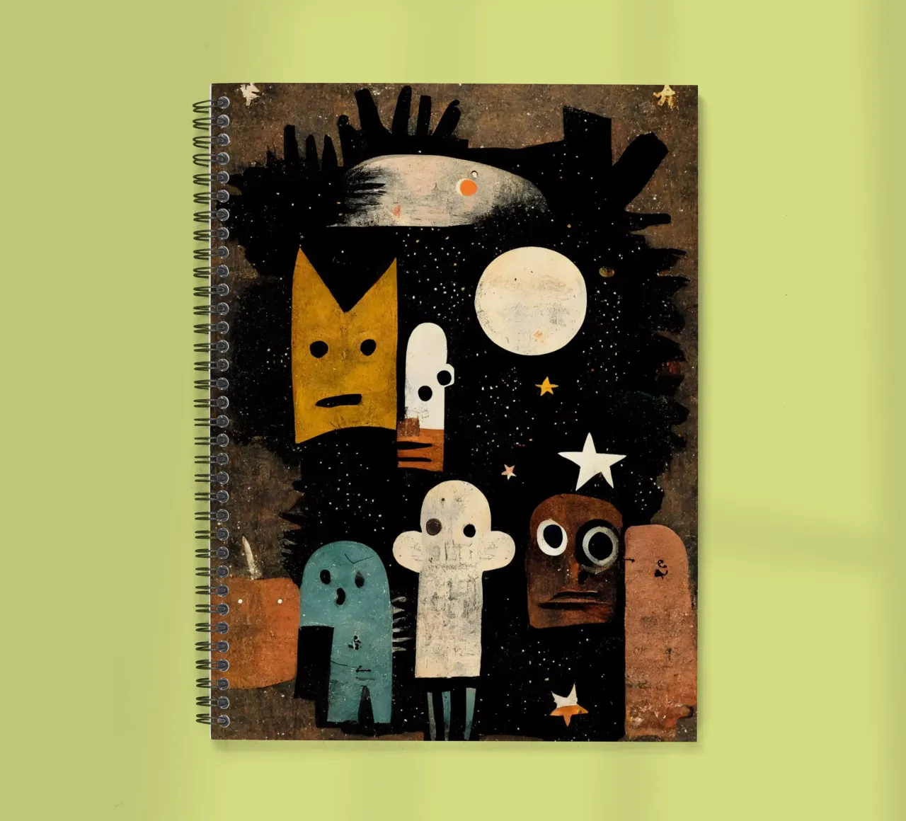 Me and My Spooky Friends spiral notebook by treechild