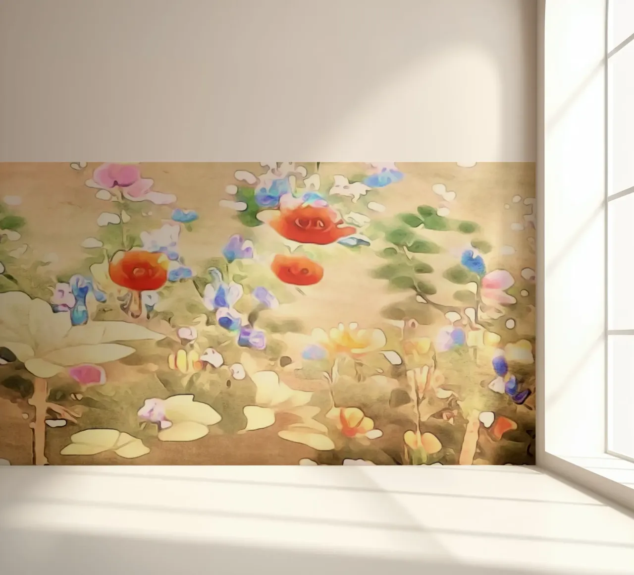 Motivo floral nº 1 papel para pared de ZAMART