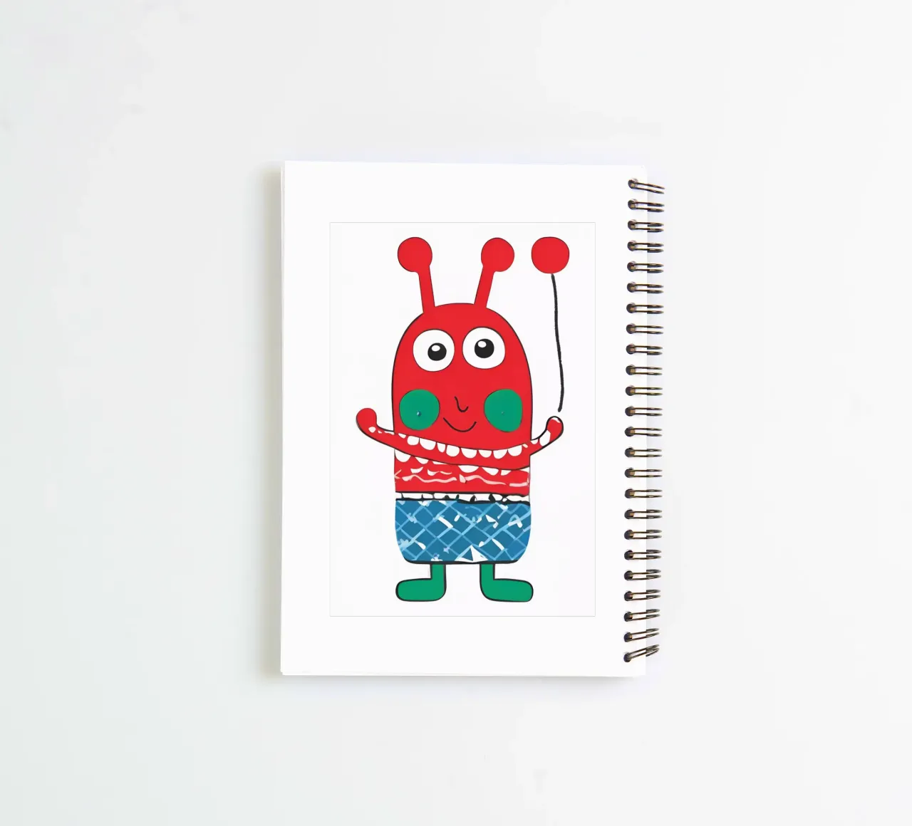 moumoun 1 spiral notebook by Rezh creations