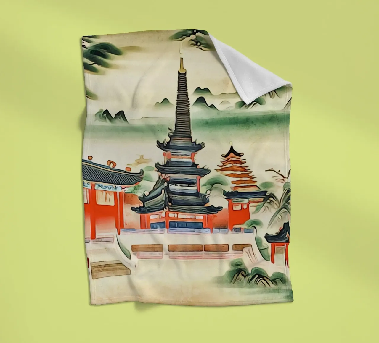 Pagoda e tempio coperta in pile da ZAMART