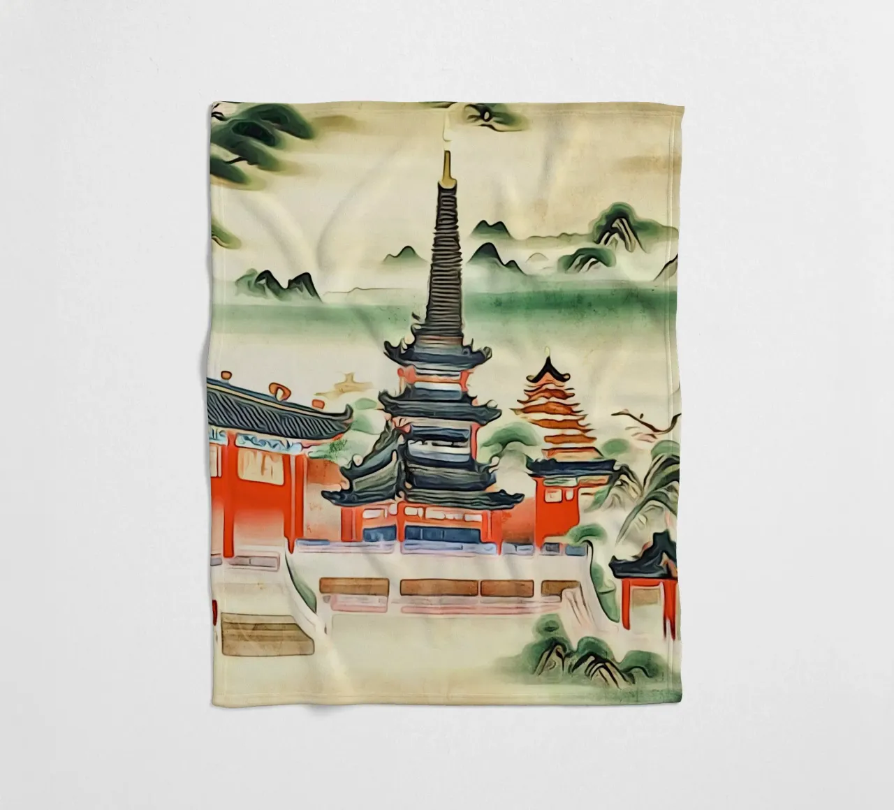 Pagoda e tempio coperta in pile da ZAMART