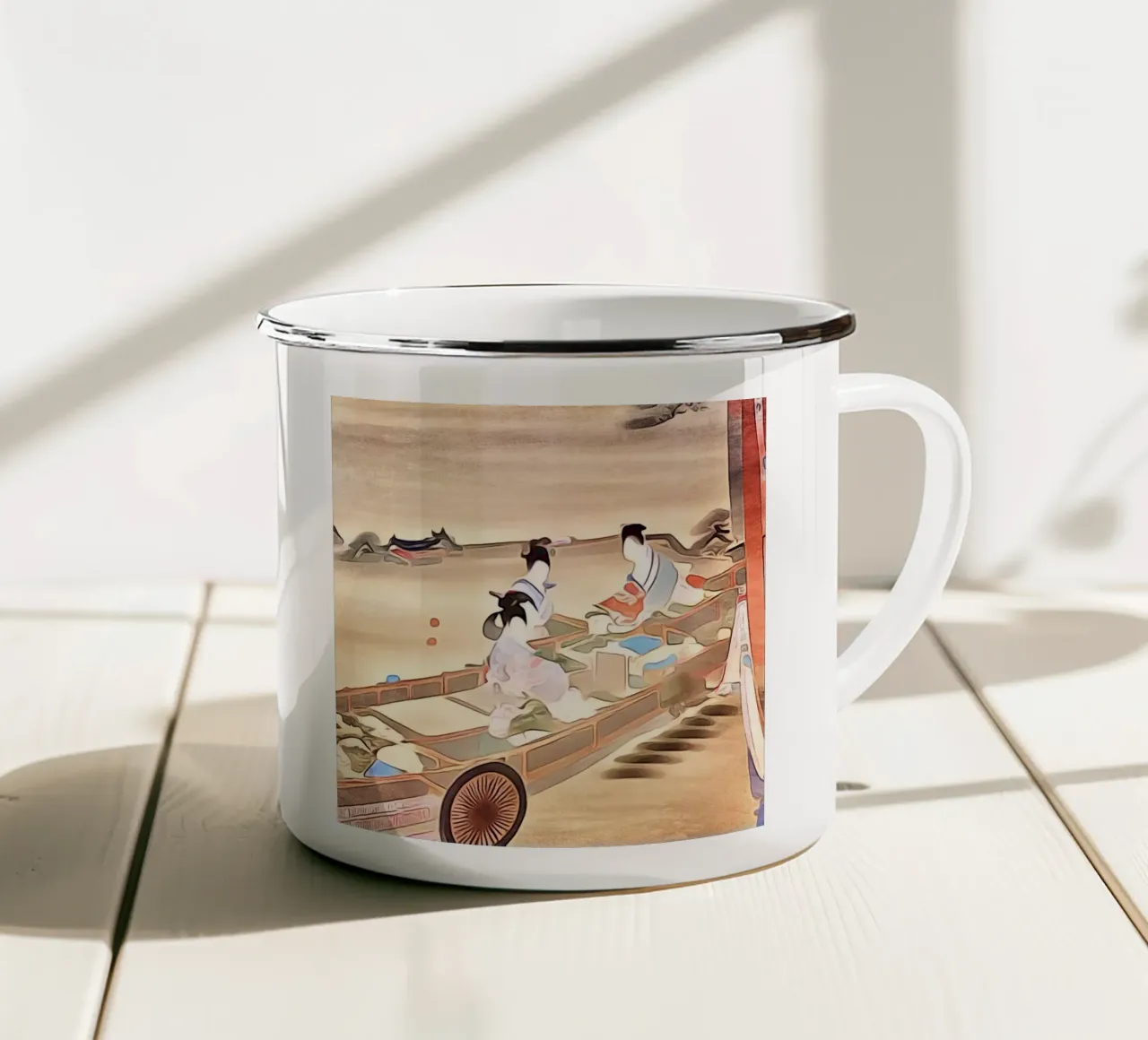 Mercati fluttuanti tazza in smalto da ZAMART