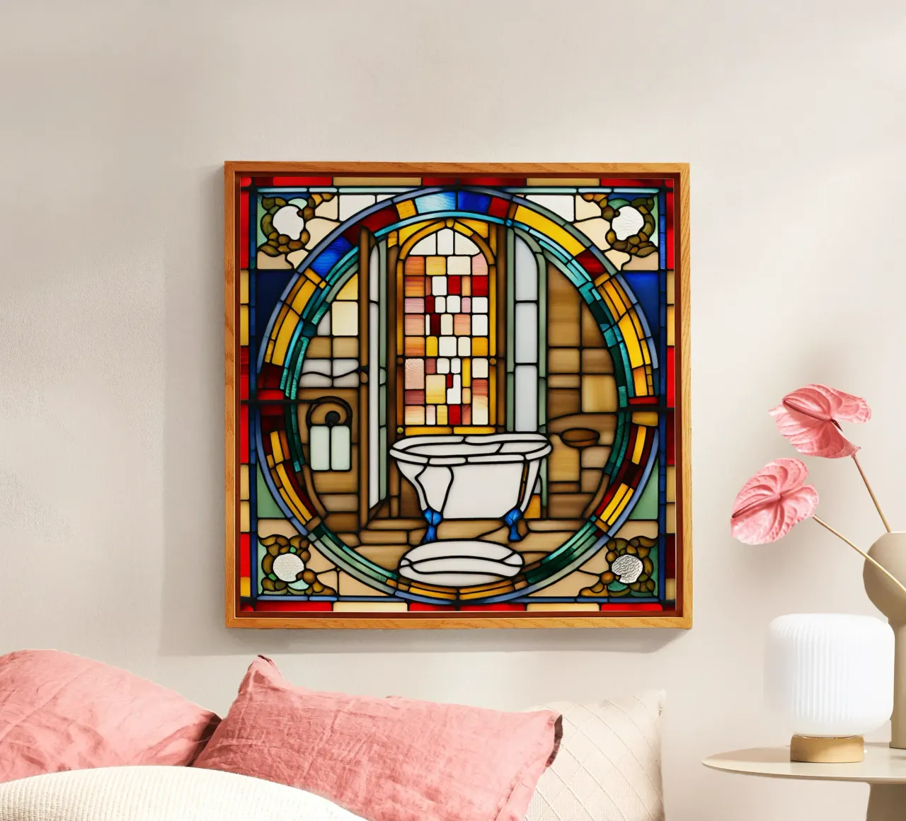Vitrail 1 acrylic glass by Rezh creations