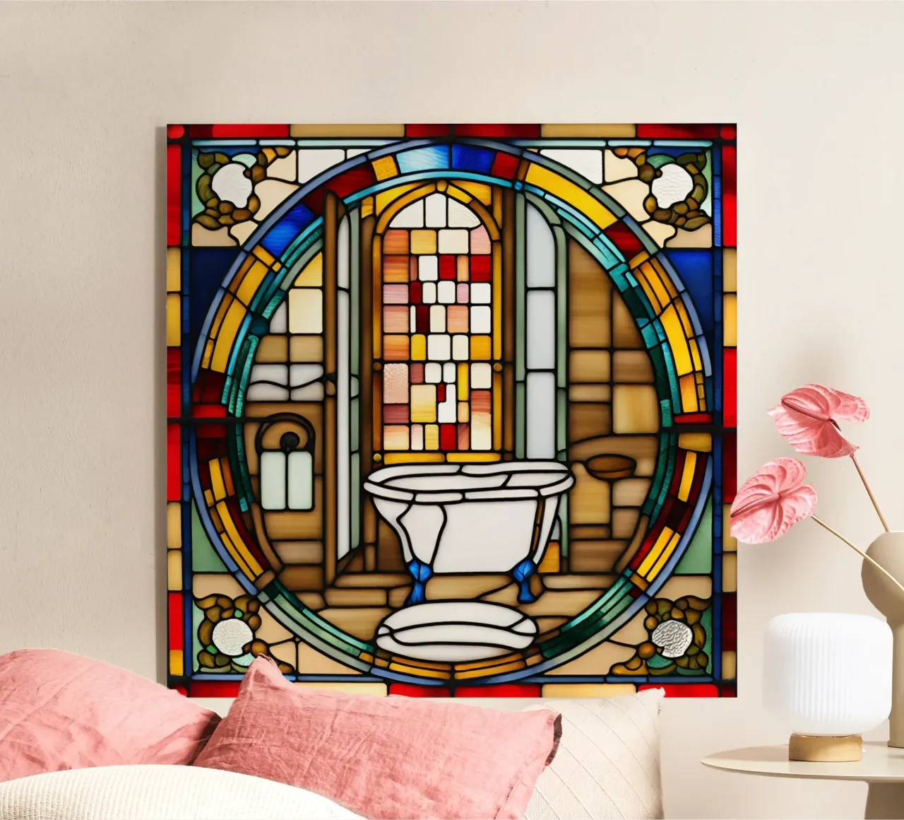 Vitrail 1 acrylic glass by Rezh creations