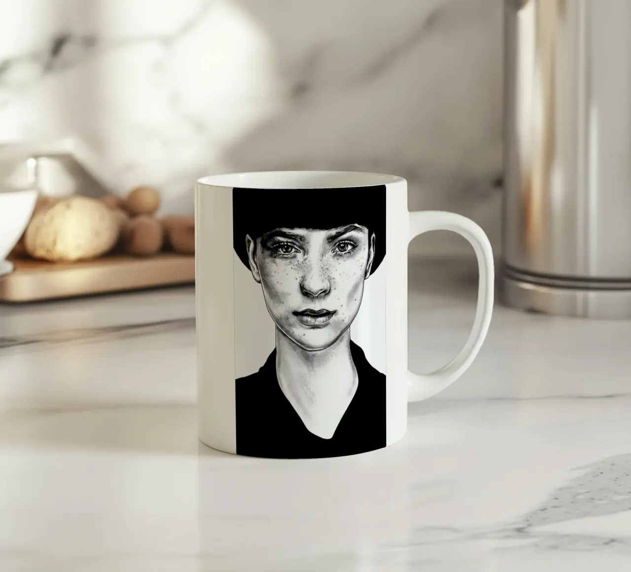 Nico R. tazza in ceramica da Agnes KR Patience