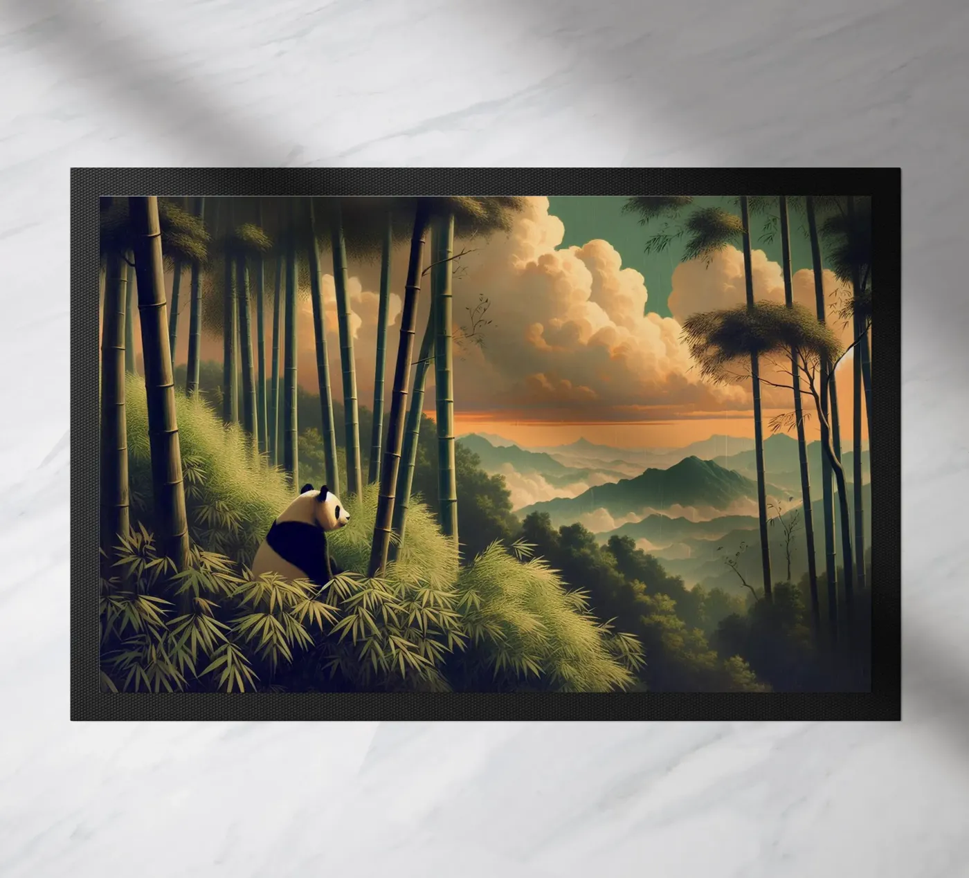 PANDA deurmat van RUBIANT ART