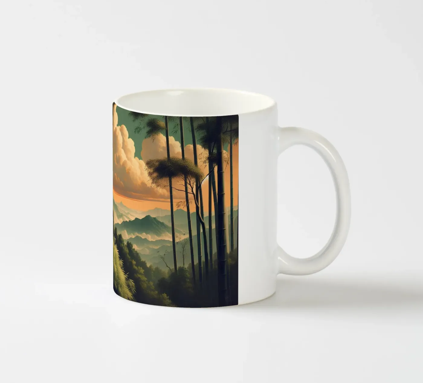 PANDA ceramic mug by RUBIANT ART